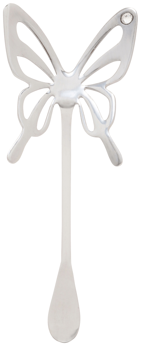 Butterfly Muddler Silver - Premium Stainless Steel Cocktail Mixing Tool for Bars, Home & Outdoor Use - Perfect for Mojitos, Mint Juleps & Mixed Drinks
