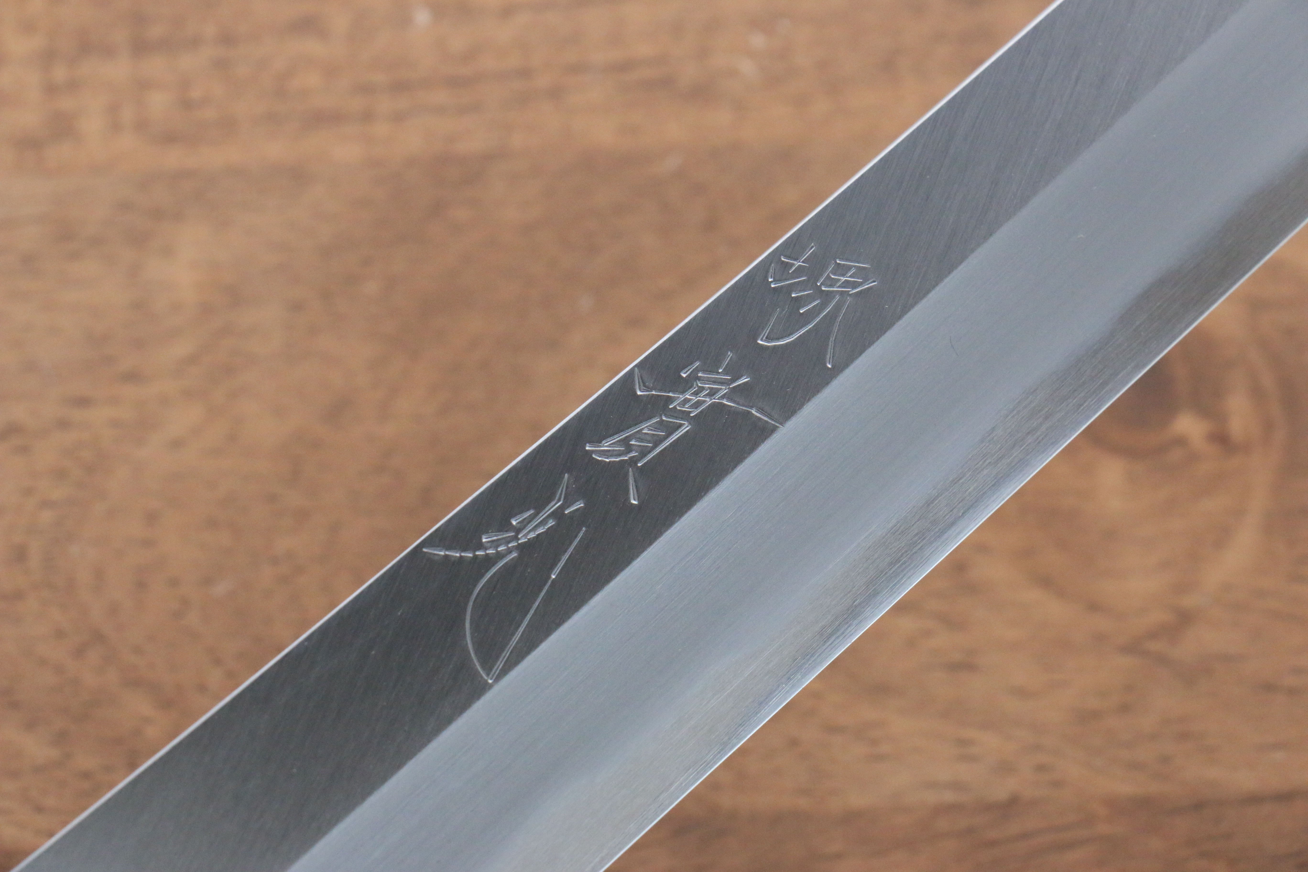 Premium Jikko Shiko White Steel Sakimaru Yanagiba 300mm Japanese Sushi Knife - Ebony Wood Handle with Double Ring Design - Perfect for Sushi Chefs & Professional Kitchen Use