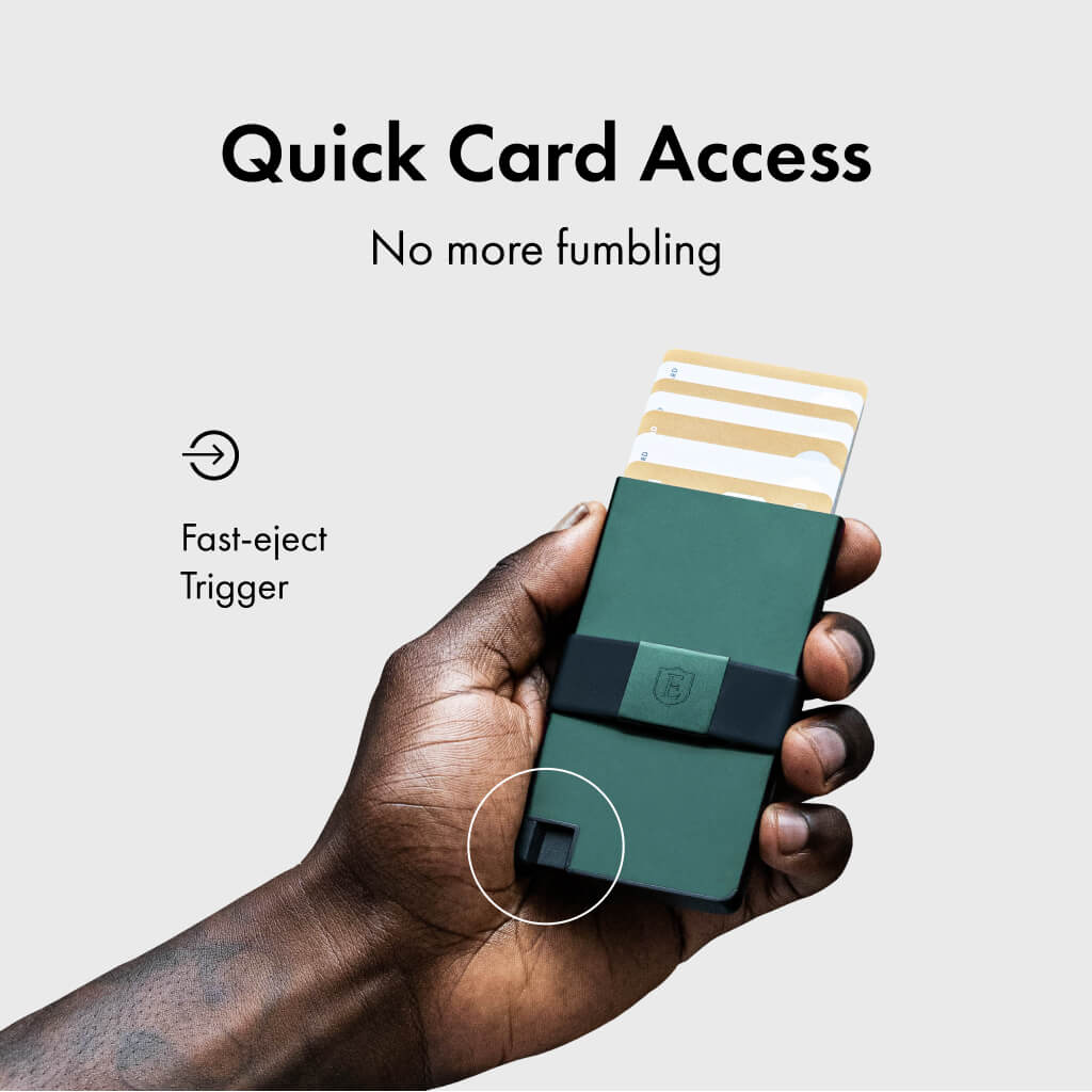 Ekster Pro RFID Blocking Aluminum Card Holder - Slim Minimalist Wallet for Men & Women - Perfect for Travel, Business & Everyday Carry