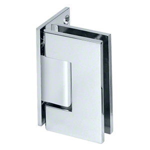Perth Series Wall to Glass Offset Shower Screen Hinge - Polished Chrome Finish for Modern Bathroom & Shower Enclosures