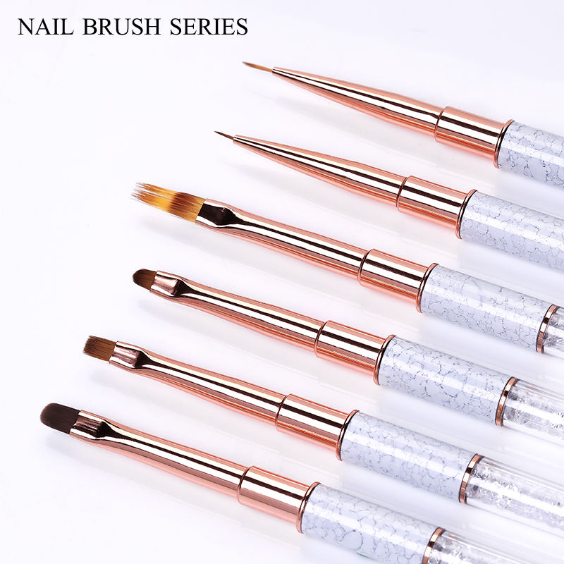 Born Pretty Professional Nail Art Brush Set - 10PCS High-Quality Nail Painting Brushes for Acrylic, Gel & Nail Art Designs - Perfect for DIY Manicures, Salon Use & Nail Art Enthusiasts