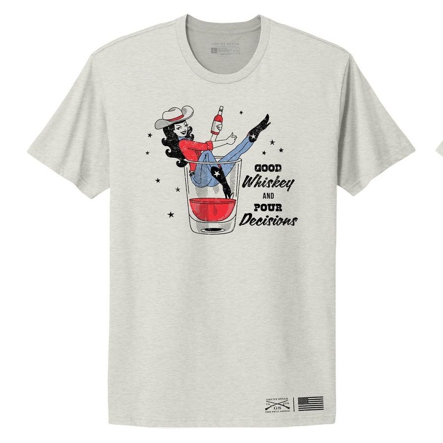 Women's Whiskey Cowgirl Boyfriend Fit T-Shirt - Western Style Comfortable Casual Tee for Country Music Festivals & Rodeo Events