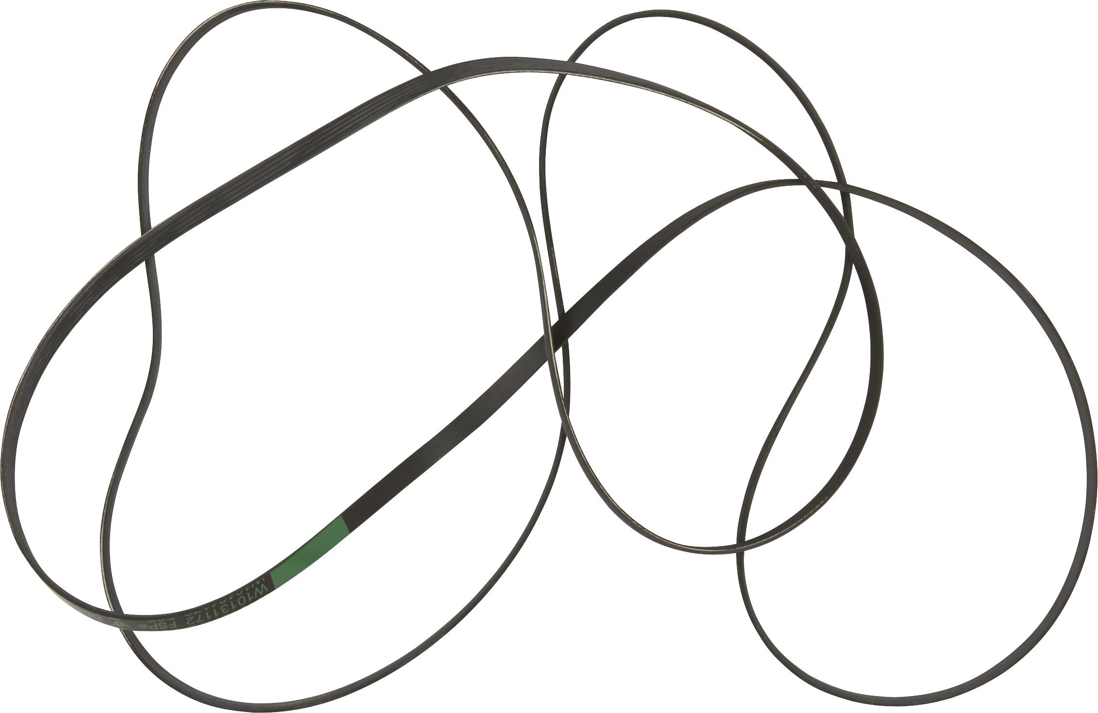 Whirlpool W10131172 Drive Belt Replacement for Washer & Dryer - Compatible with Whirlpool, Maytag, Kenmore Appliances - Perfect for DIY Home Laundry Machine Repairs