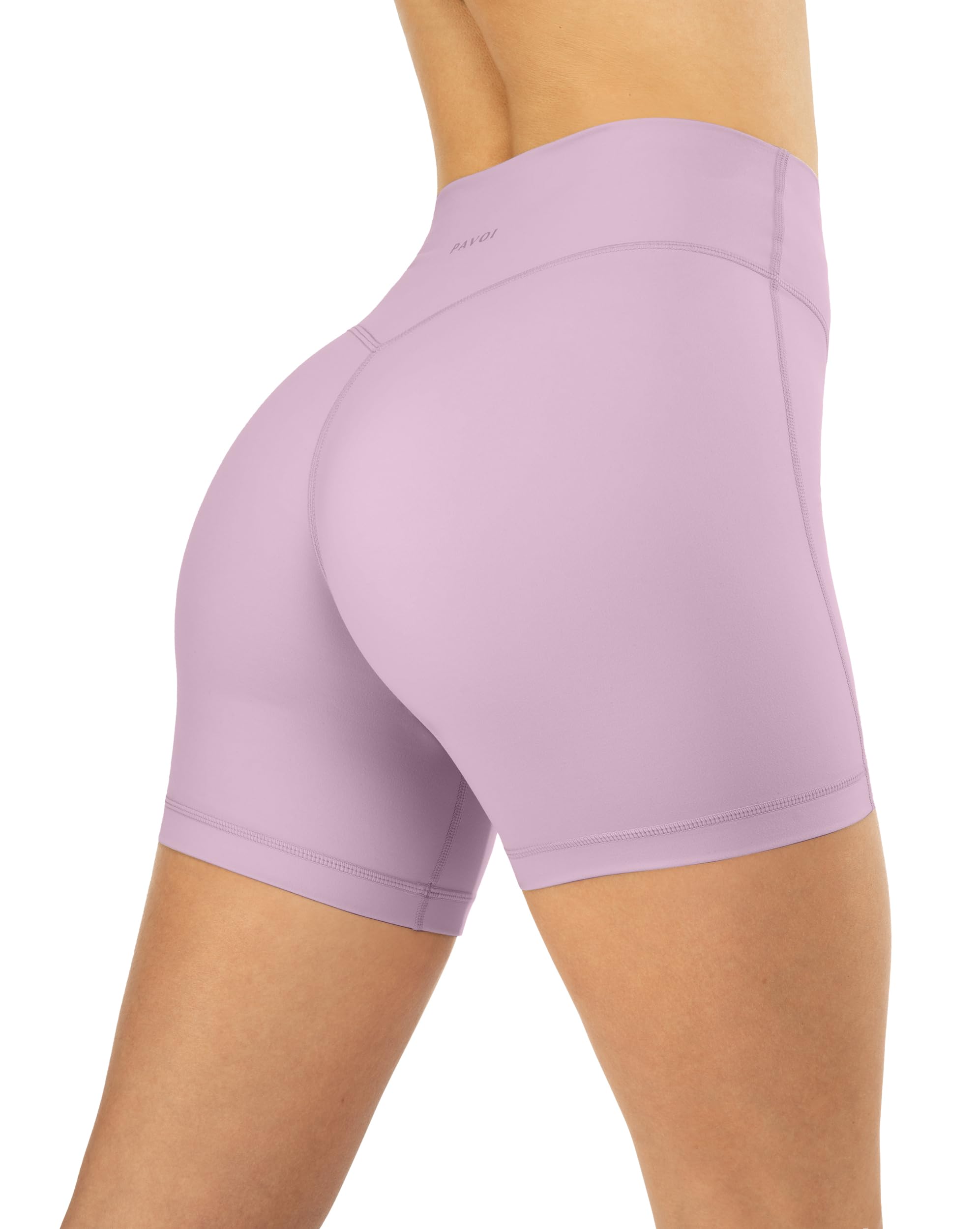 Buttery Soft High Waisted Yoga Shorts for Women - 4