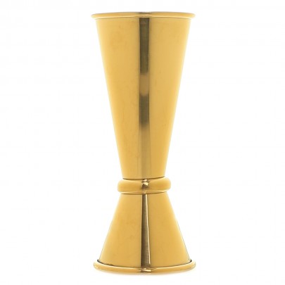 Premium Japanese Suna Gold Jigger - Small Cocktail Measuring Tool for Bartenders & Home Mixologists - Perfect for Crafting Martinis, Old Fashioneds & More