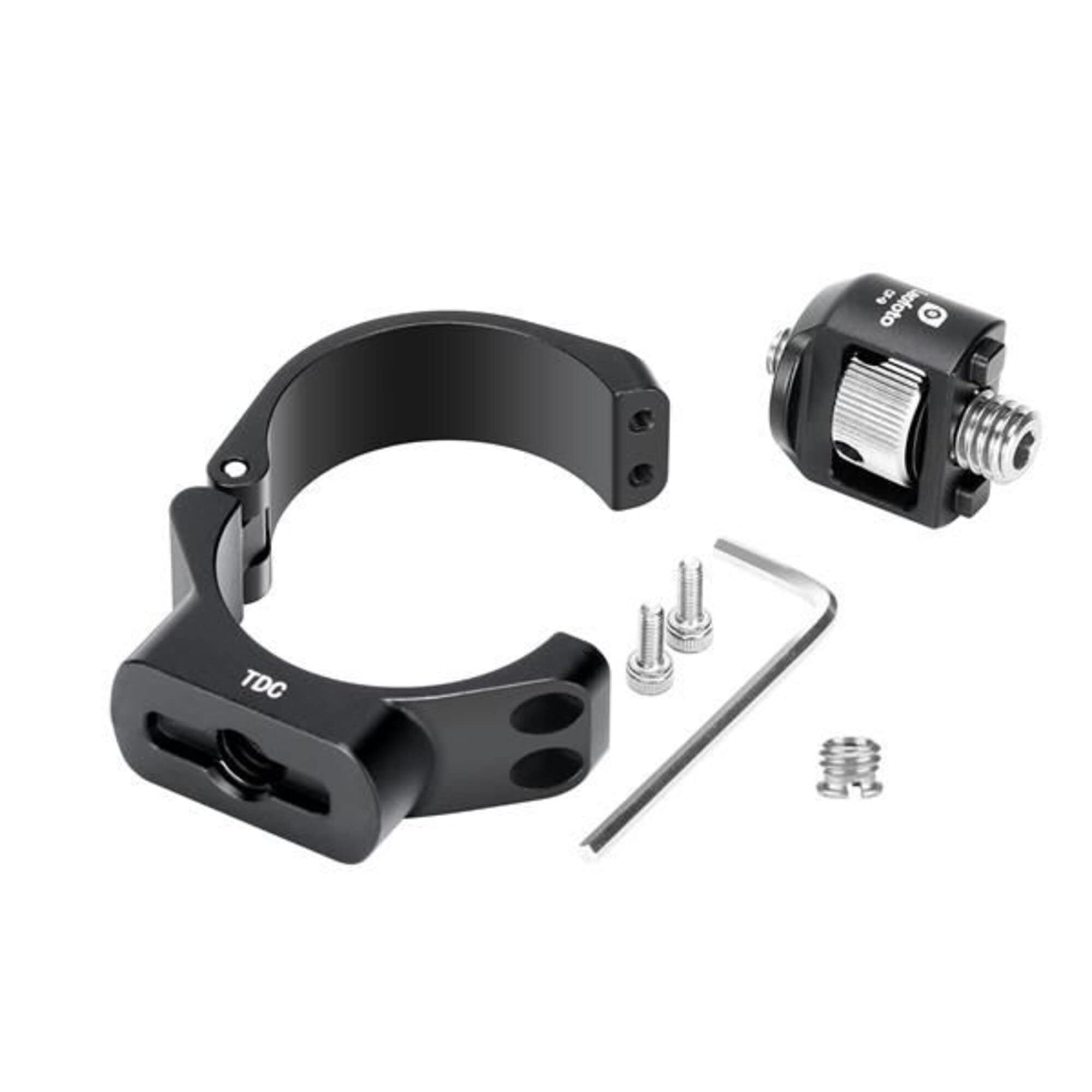 Leofoto TDC-28 + CF-9 28mm Tripod Collar Clamp with 3/8