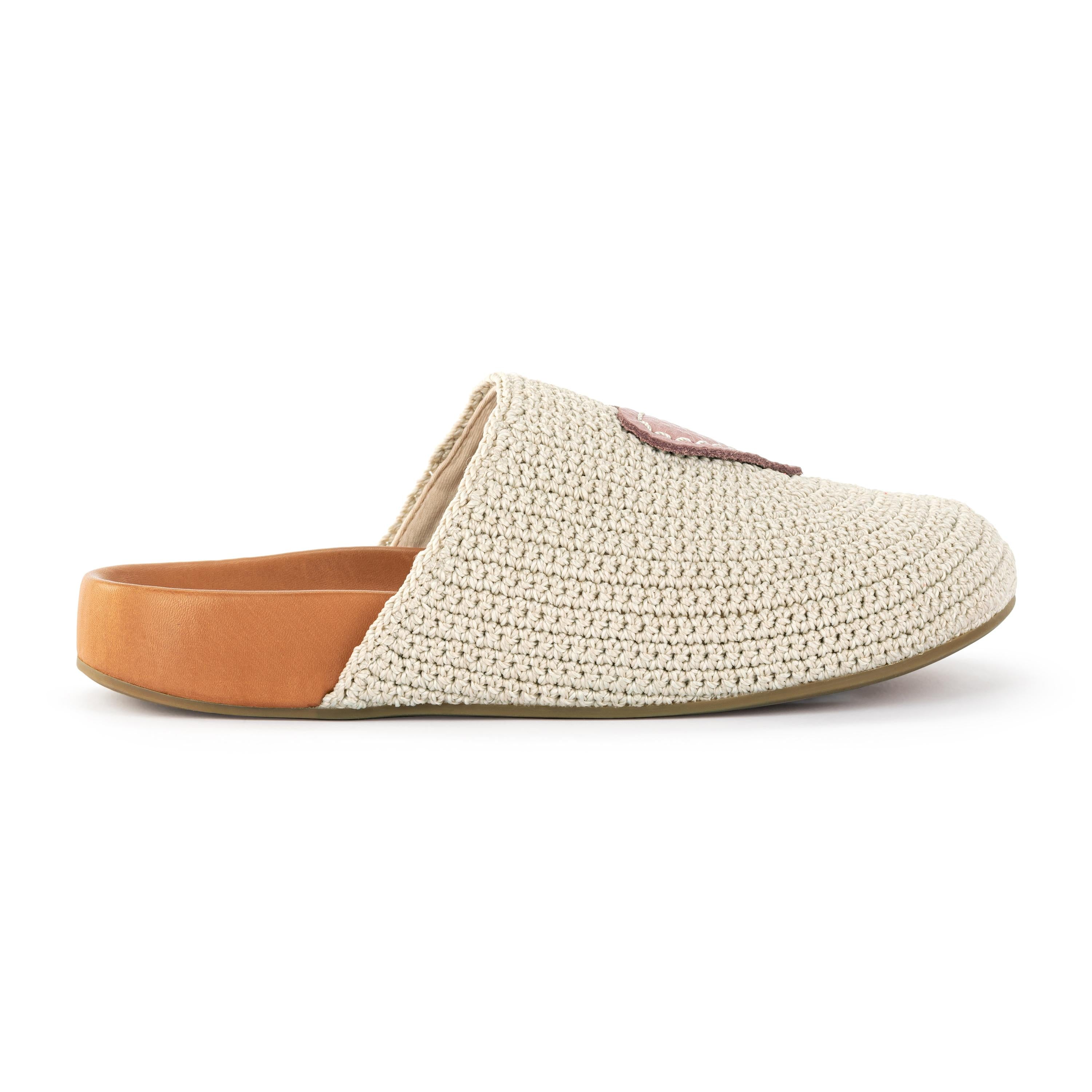 Bolinas Crochet Clogs for Women - Comfortable Handmade Summer Slide Sandals with Arch Support - Perfect for Beach, Pool, and Casual Outings