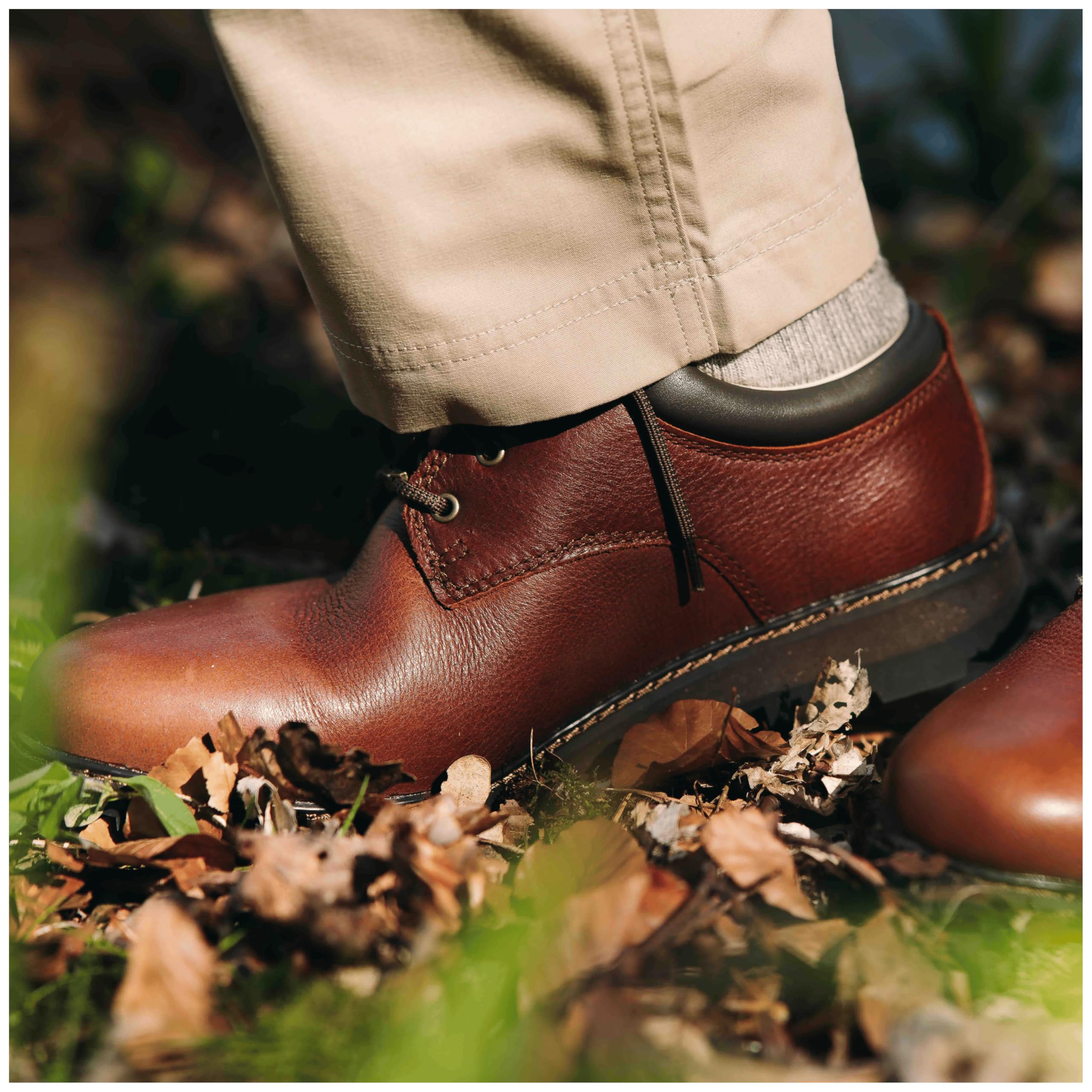 Brasher Men's Country Classic Waterproof Leather Hiking Boots - Comfortable Walking Shoes for Outdoor Adventures, Trekking & Camping | Durable Non-Slip Sole for All Terrains