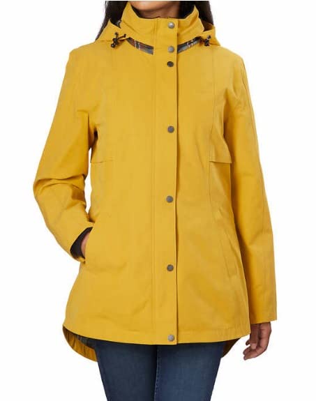 Pendleton Women's Carmel Waterproof Breathable Rain Jacket - Seam Sealed Trail Coat for Hiking & Outdoor Activities, GoldenRod (XS) - Perfect for Rainy Day Adventures & Nature Walks