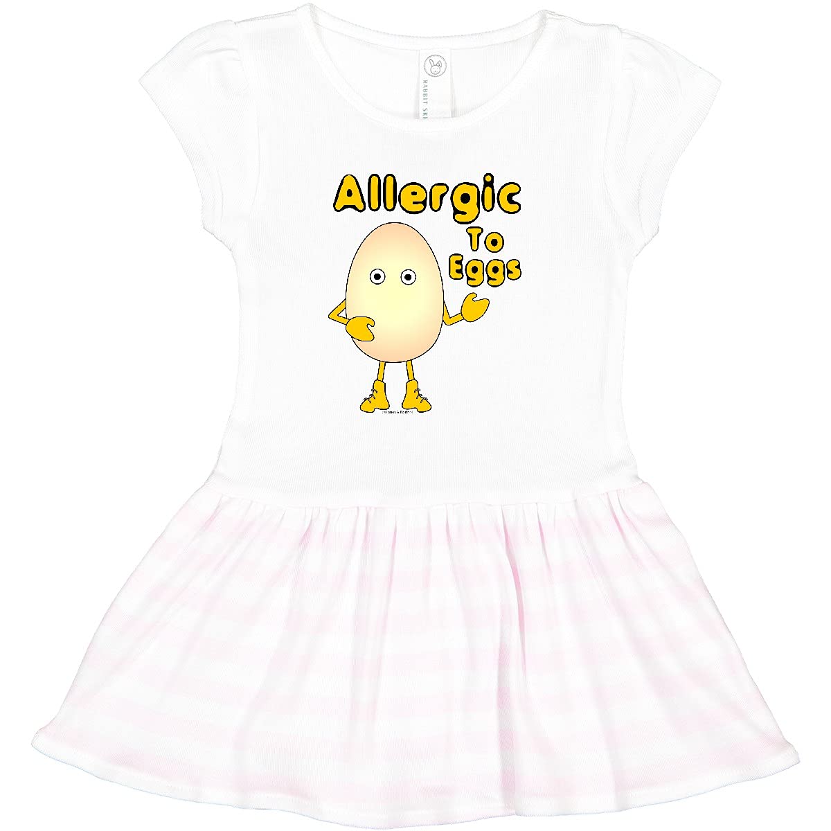 Allergic to Eggs Toddler Dress - Cute & Comfortable Egg Allergy Kids Clothing for Daycare & Birthday Parties