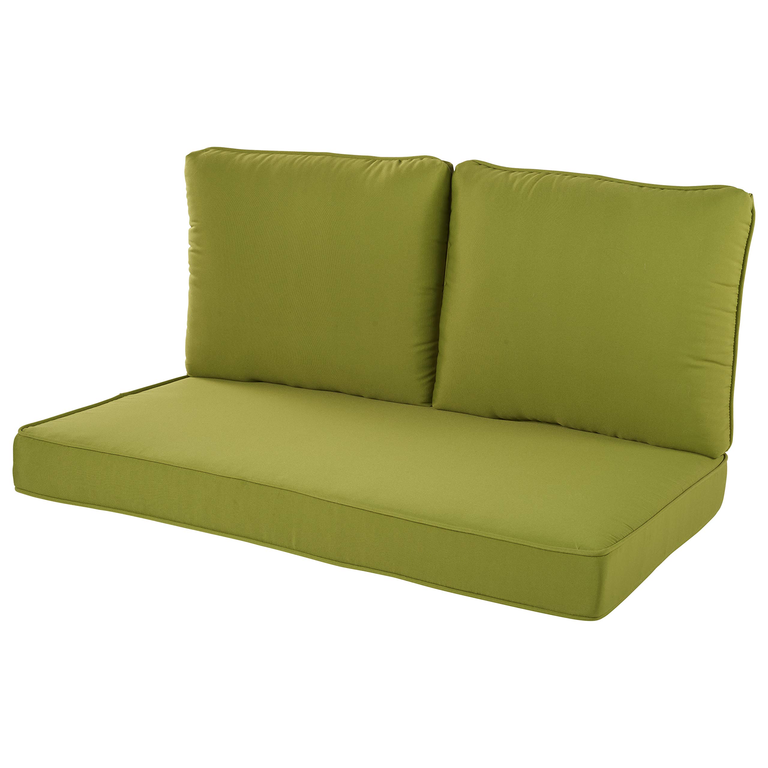 Quality Outdoor Living 29-BA02LV 46x26 Basil Loveseat Cushion - Perfect for Patio, Deck, and Garden Relaxation