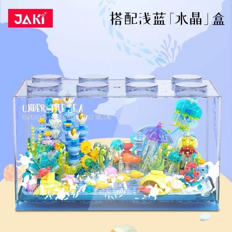 JAKI JK8351 Under The Sea Mechanical Gaming Keyboard - Blue Switch, RGB Backlit, Water-Resistant Design for PC Gamers | Perfect for Gaming Setups, Office Work & Typing Enthusiasts
