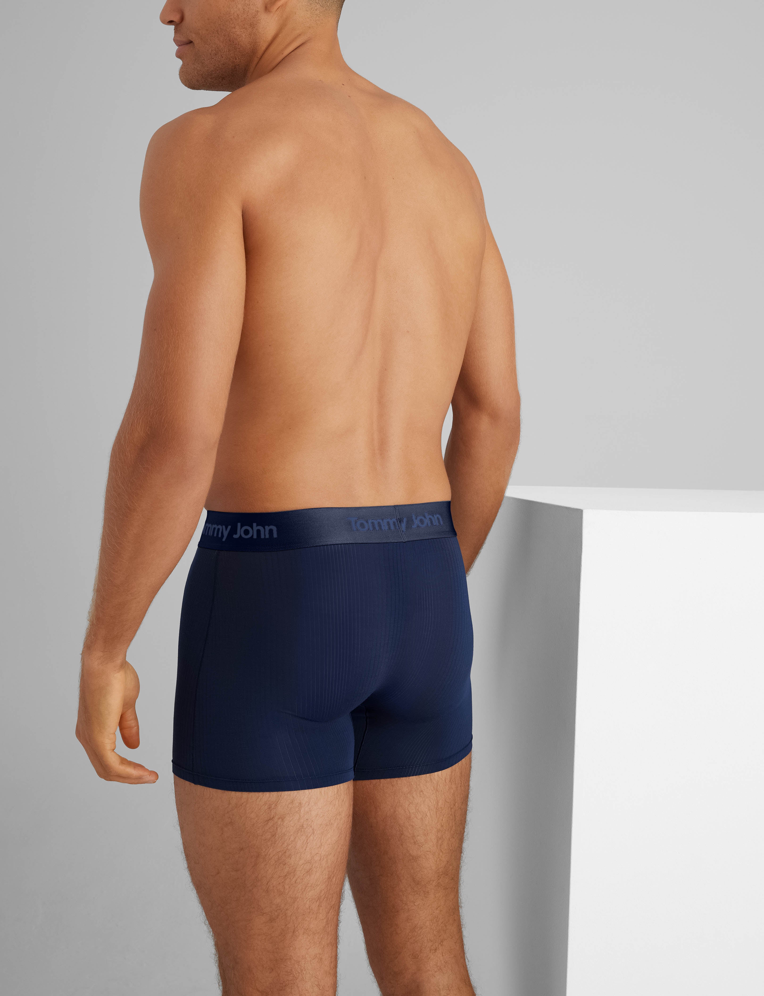 Second Skin Luxe Rib Trunk 4 Pack - Ultra Soft Men's Underwear for All-Day Comfort | Perfect for Workout, Lounge & Everyday Wear