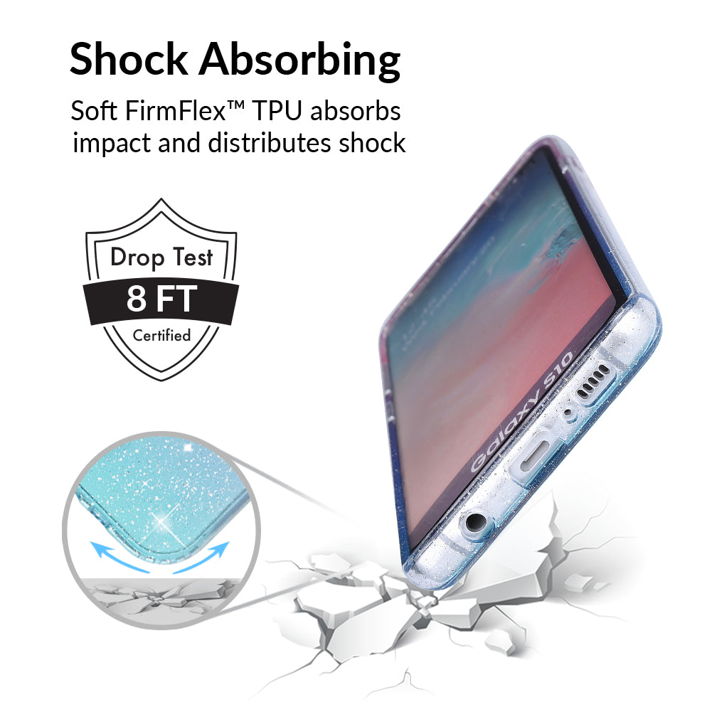 Ombre Stardust Glitter Phone Case for Samsung Galaxy - Protective & Stylish Cover for Everyday Use & Special Occasions