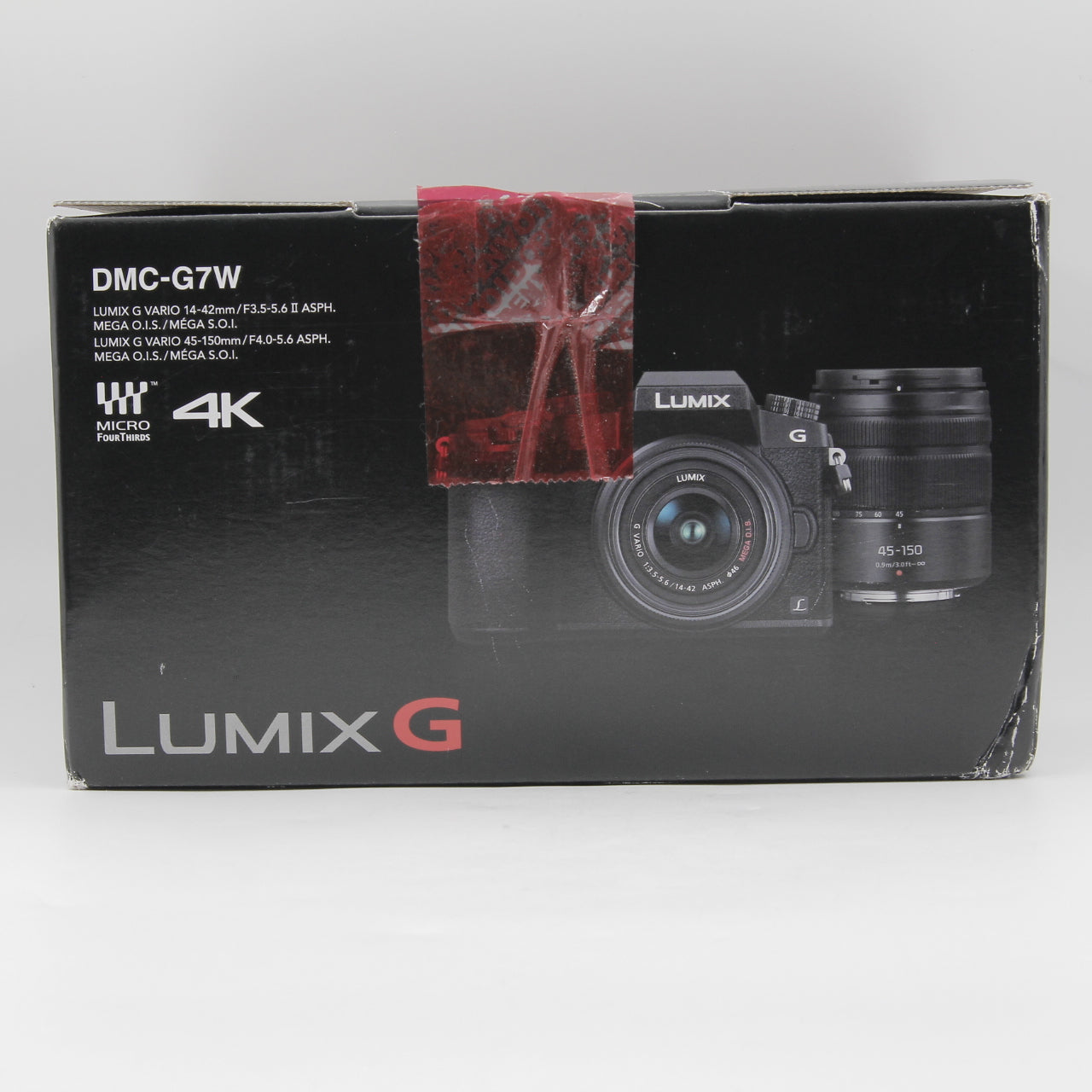 Panasonic Lumix DMC-G7 Mirrorless Micro Four Thirds Digital Camera with 14-42mm & 45-150mm Lenses (Black) - Excellent Open Box Condition | Perfect for Travel Photography, Vlogging & Professional Shooting