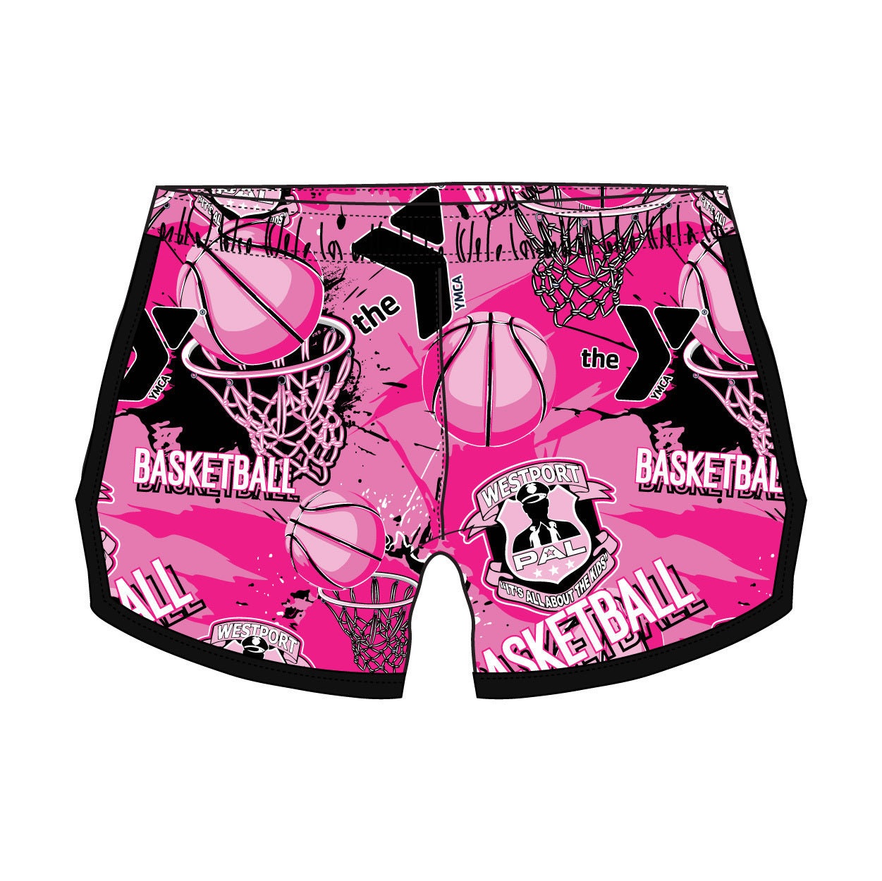 Girls & Women's Westport Basketball Shorts - Pink | Comfortable & Styletic for Sports, Gym & Casual Wear