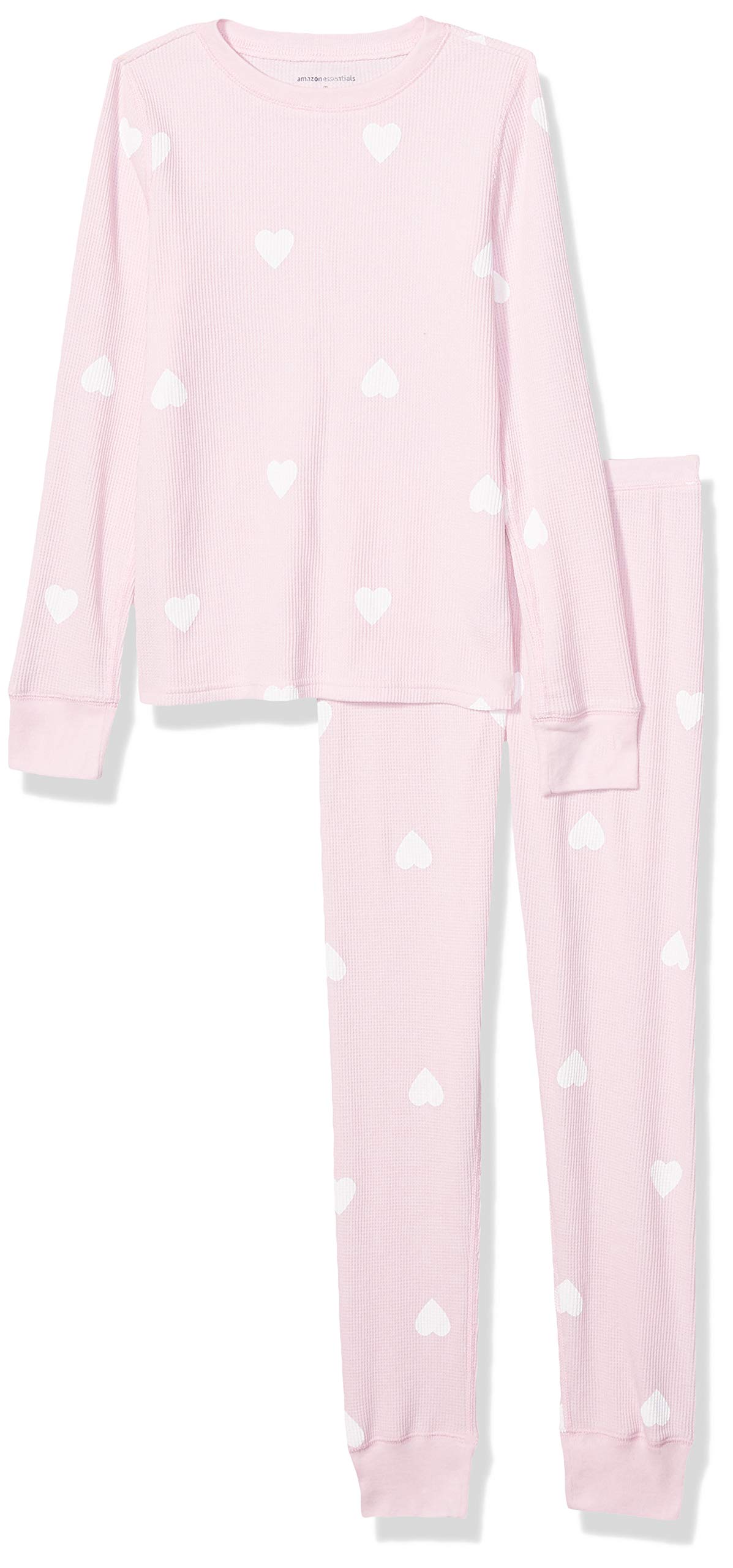 Amazon Essentials Girls & Toddlers' Thermal Long Underwear Set - Soft Winter Base Layer for Cold Weather - Perfect for Snow Play, Skiing & Outdoor Activities