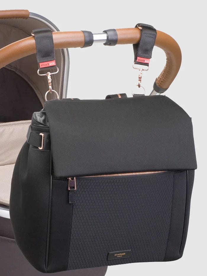 Storksak St James Scuba Changing Bag - Premium Diaper Bag for Moms, Waterproof & Stylish Baby Essentials Organizer - Perfect for Travel, Shopping & Daily Outings with Baby