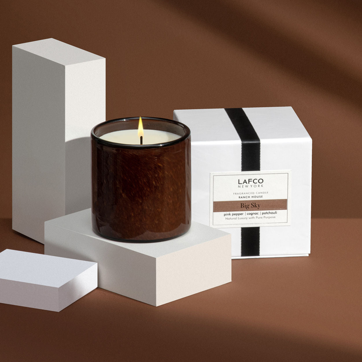 Big Sky Signature Scented Candle - Natural Soy Wax, Long-Lasting Fragrance for Home, Office & Relaxation - Perfect for Aromatherapy, Gifts & Cozy Evenings