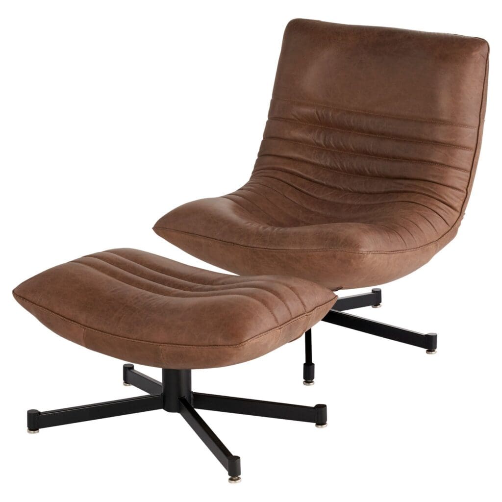 Cyan Design 11750 Eduarda Arm Chair in Black & Taupe - Stylish Accent Chair for Living Room, Bedroom, or Office Decor