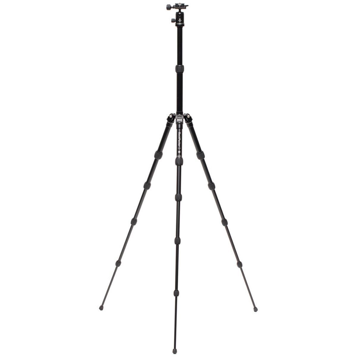 Benro MeFOTO BackPacker Classic Aluminum Travel Tripod with Ball Head - Compact Lightweight Camera Stand for DSLR Mirrorless Cameras - Perfect for Travel Photography, Hiking & Outdoor Adventures (Black)