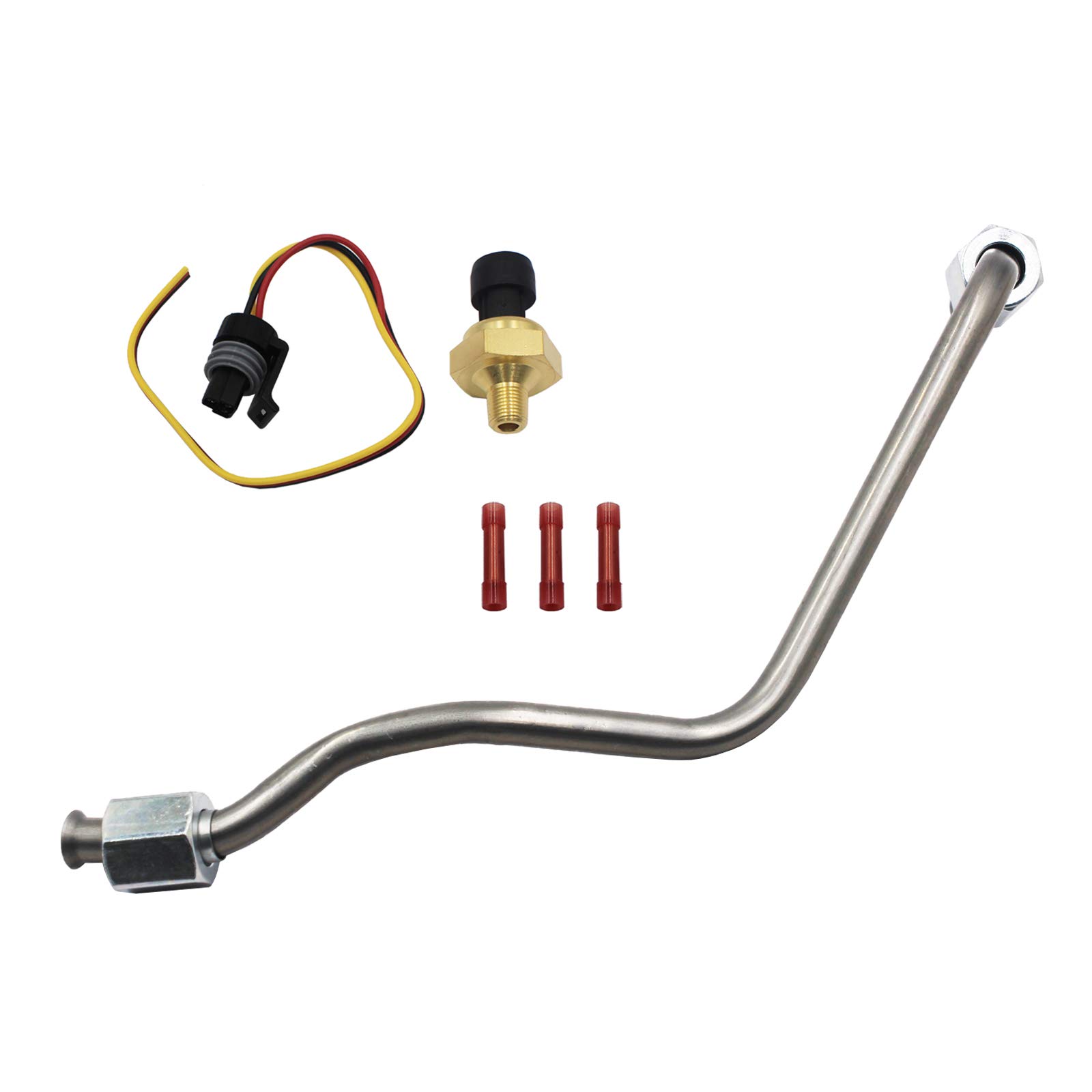 2003-2004 Ford 6.0L Powerstroke Diesel Exhaust Back Pressure (EBP) Tube Sensor & Wiring Harness Replacement - OEM Fit, Improved Engine Performance - Ideal for Truck Maintenance & Off-Road Driving