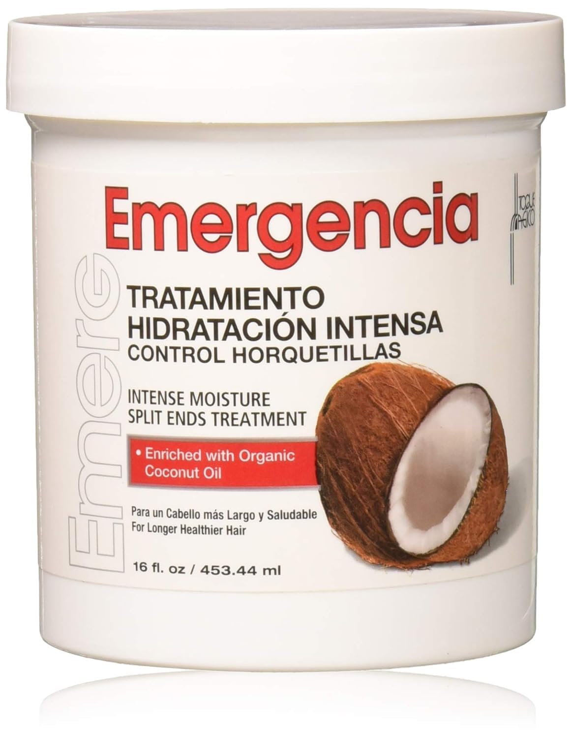 Emergencia Deep Intense Hair Treatment 16 oz - Repairing Hair Mask for Damaged & Dry Hair - Professional Salon Quality Deep Conditioning Treatment for All Hair Types - Perfect for Home Hair Care Routine