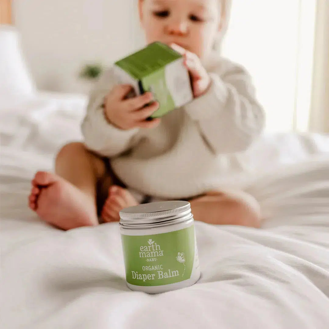 Earth Mama Organics - USDA Certified Organic Diaper Rash Cream for Babies | Safe, Natural & Soothing Relief for Sensitive Skin | Perfect for Diaper Changes & Overnight Protection