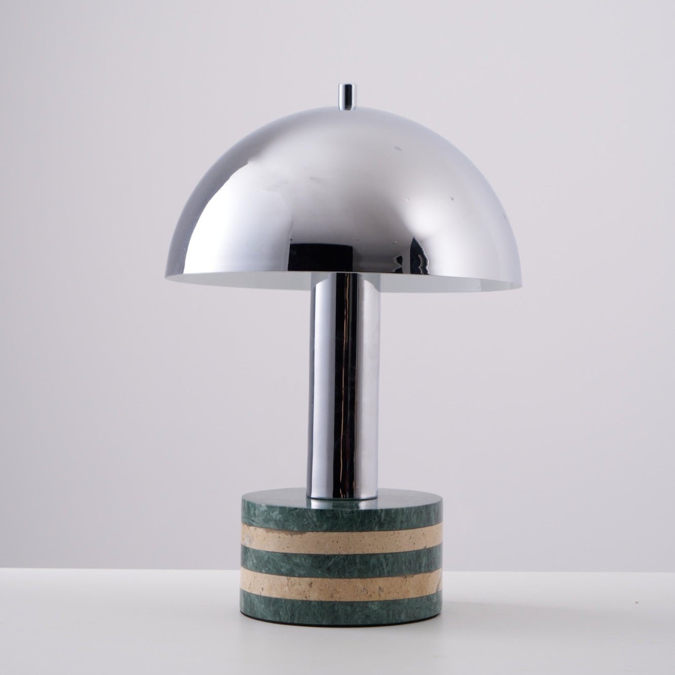 Luno Modern Chrome Table Lamp - Adjustable LED Desk Light for Home Office, Bedroom & Living Room - Stylish Reading & Task Lighting