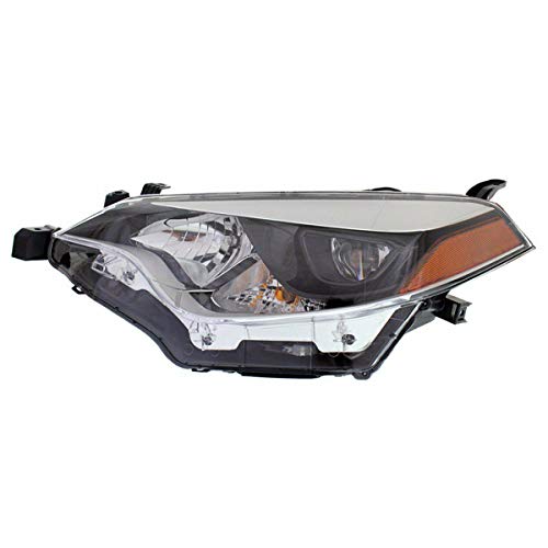 Toyota Corolla 2014-2016 LED Headlight Assembly - Left Driver Side Replacement with Bulbs | Durable Bright Headlamp for Night Driving & Enhanced Visibility