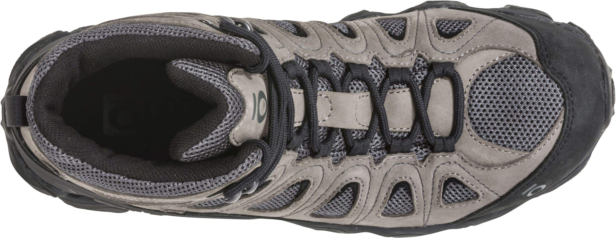 Oboz Men's Sawtooth II Mid Waterproof Hiking Boots - Lightweight & Durable for Outdoor Adventures - Ash Size 12 - Perfect for Trail Hiking, Backpacking & Mountain Climbing