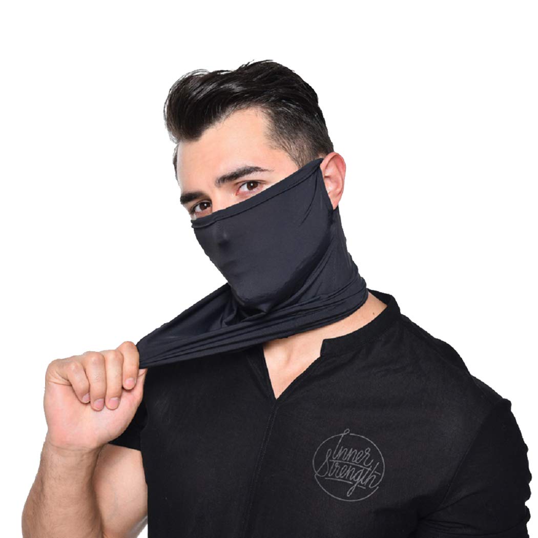 UV Protection Summer Neck Bandana - Breathable Half Face Mask & Stretchable Balaclava for Sun Protection, Outdoor Sports & Hiking