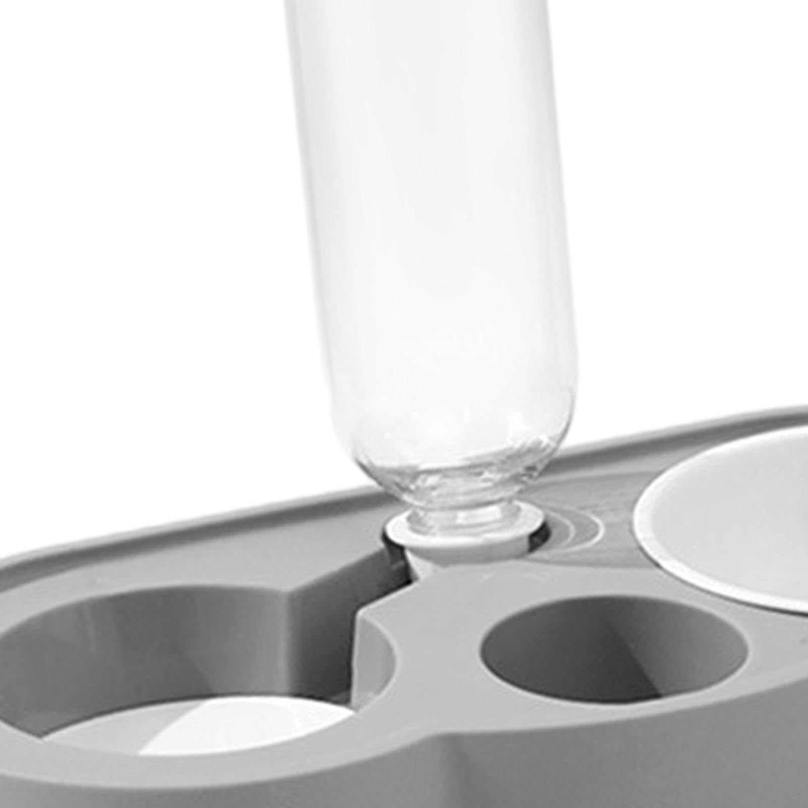 Enakshi Automatic Pet Water Dispenser & Feeder Bowl - Easy to Clean Stainless Steel Dog Bowl for Small & Medium Dogs - Perfect for Home, Travel & Outdoor Use (Gray) | Pet Supplies | Dog Bowls & Feeding Accessories