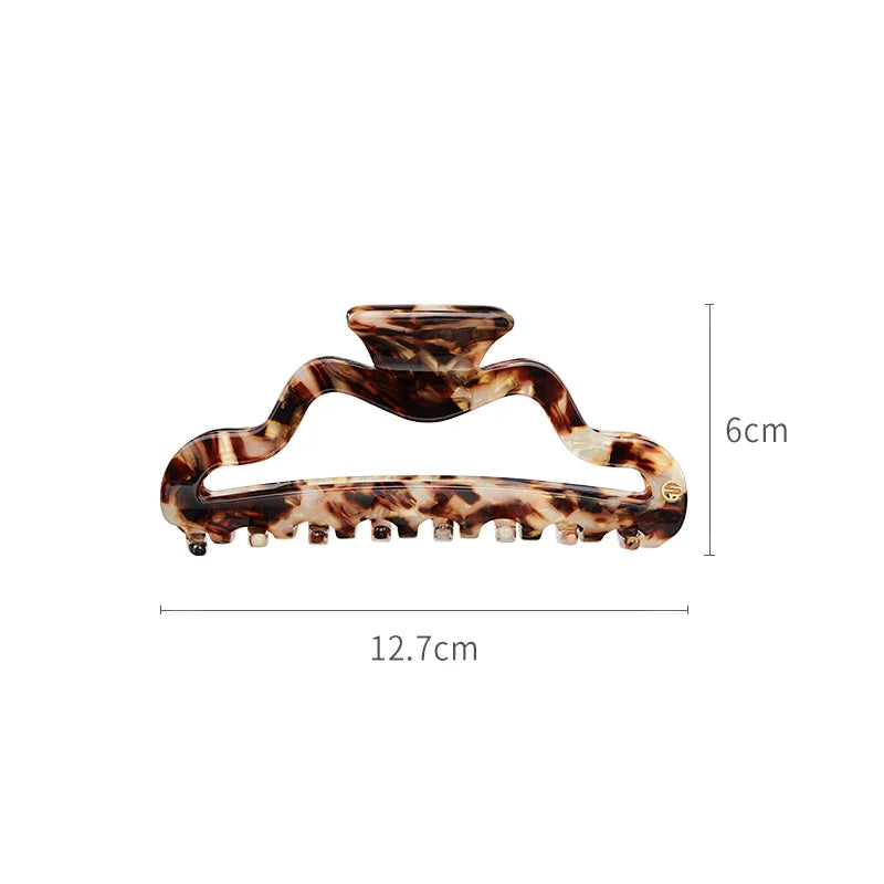 Iris Large Hair Claw Clip - Strong Hold Hair Clips for Women, Big Hair Clips for Thick Hair, Non-Slip Hair Accessories for Ponytail, Bun & Updo Hairstyles (Perfect for Work, Gym, Wedding & Everyday Use)