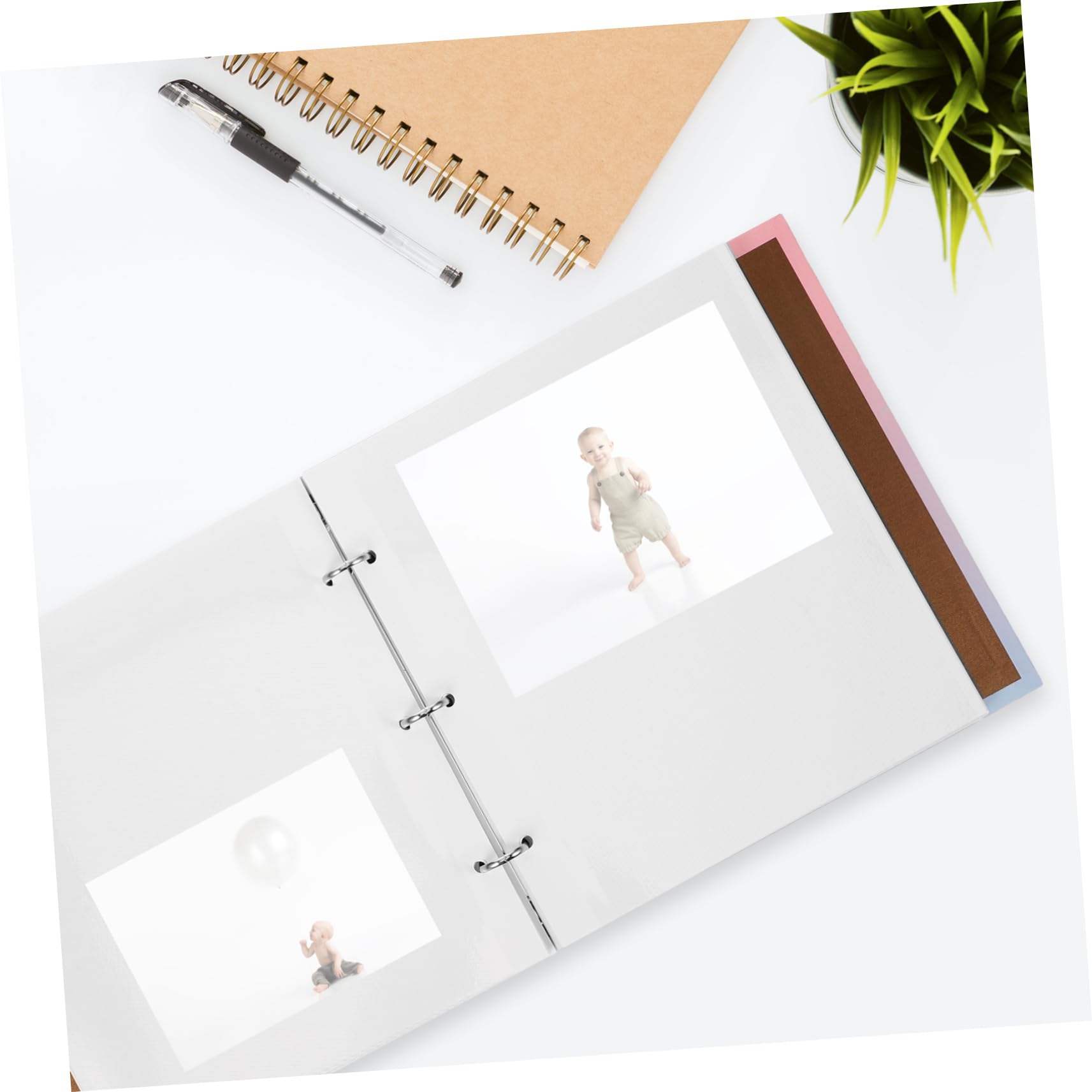 NUOBESTY Premium Scrapbook Photo Album - Memory Book for Baby Boy, Wedding, Family Photos - Acid-Free Archival Quality Paper for Lasting Keepsakes | Perfect for Baby Shower Gifts, Anniversary Presents & Family Memory Preservation
