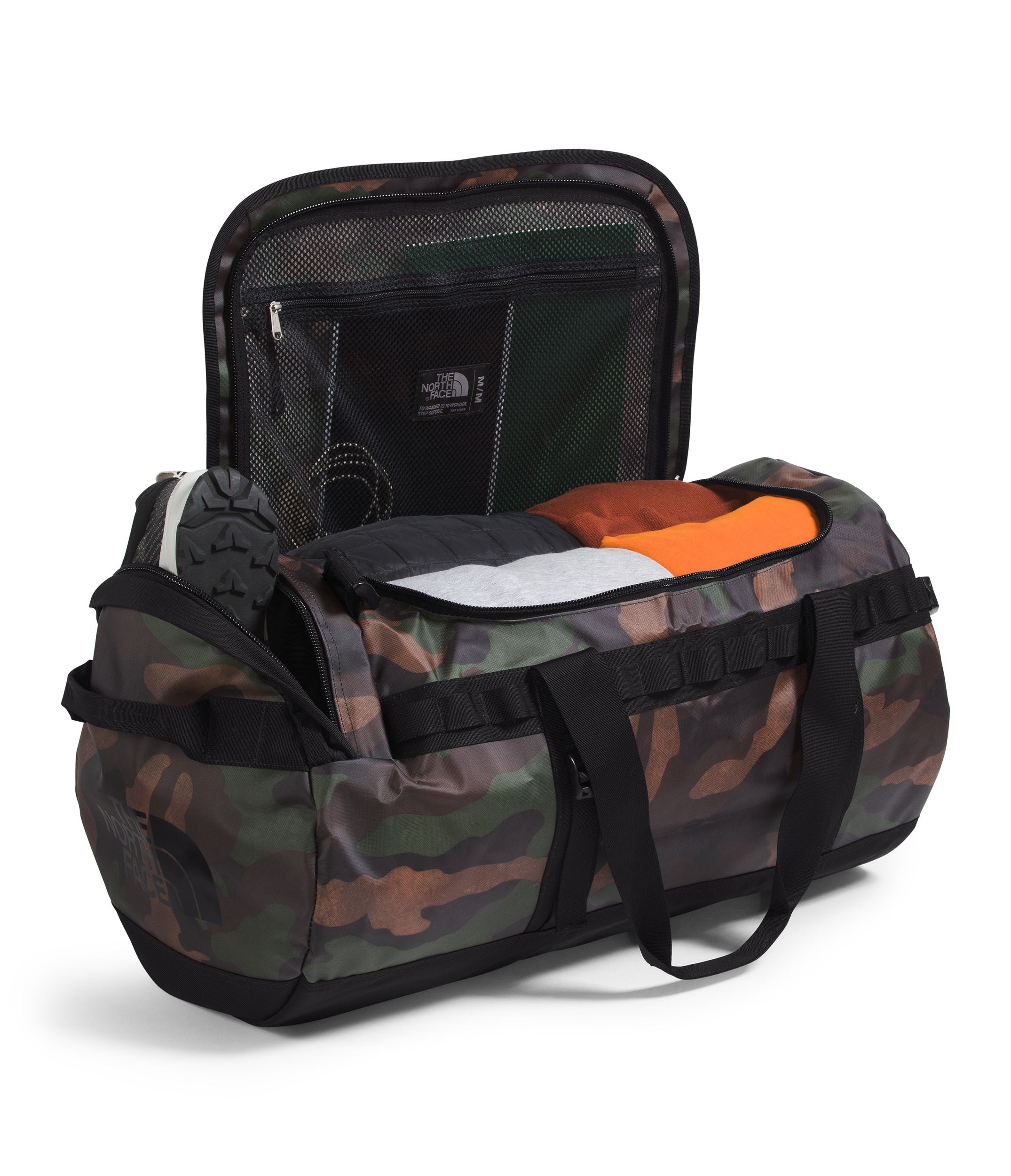 The North Face Base Camp Duffel Bag - Medium Size Travel Duffel for Camping, Hiking & Outdoor Adventures - Water-Resistant Gear Bag for Gym, Work & Weekend Trips