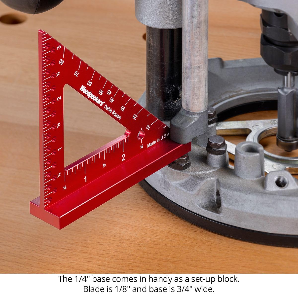 Woodpeckers Delve Square - 10-in-1 Precision Woodworking Layout Tool Set (3.5 & 6 Inch) - Durable Aluminum Carpenter Square for Accurate Measuring & Marking - Perfect for DIY Projects, Furniture Making & Carpentry Work