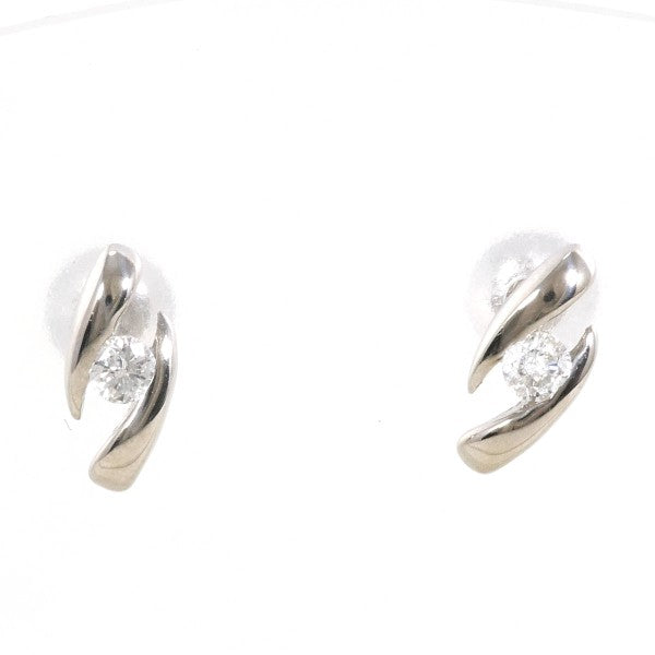 18K White Gold Diamond Earrings for Women - Elegant Stud Earrings with Real Diamonds - Perfect for Weddings, Anniversaries & Special Occasions