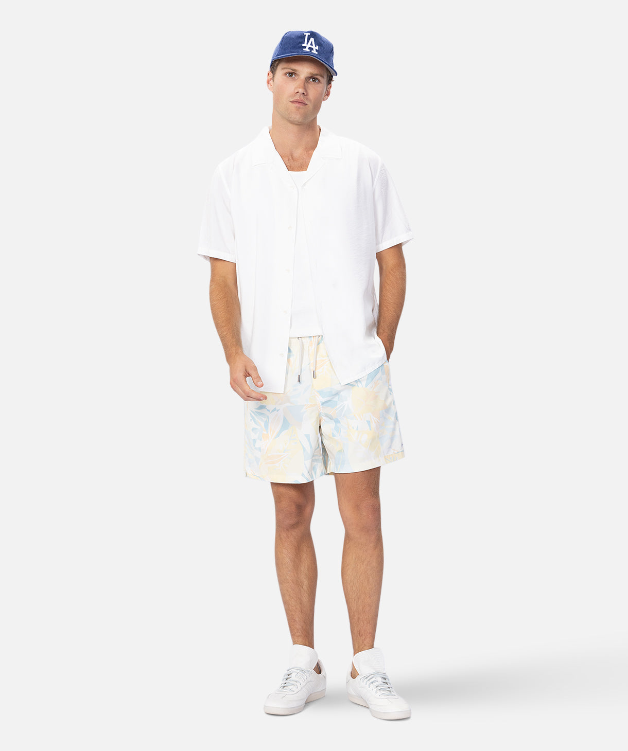 The Santiago Short Sleeve Shirt - Off White | Casual Summer Wear for Men | Perfect for Beach, Travel & Outdoor Activities