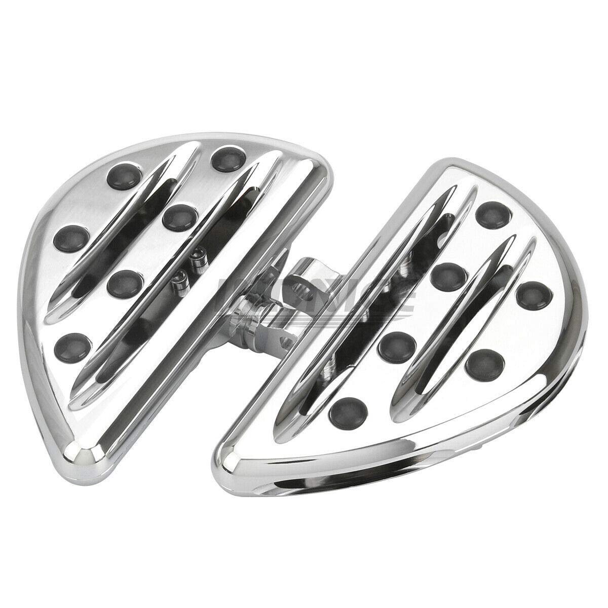 Chrome Floorboards for Harley Davidson Street Glide FLHX & Road Glide Special FLTRXS 2008-2013 - Shift Lever & Passenger Footboards for Enhanced Riding Comfort on Long Road Trips