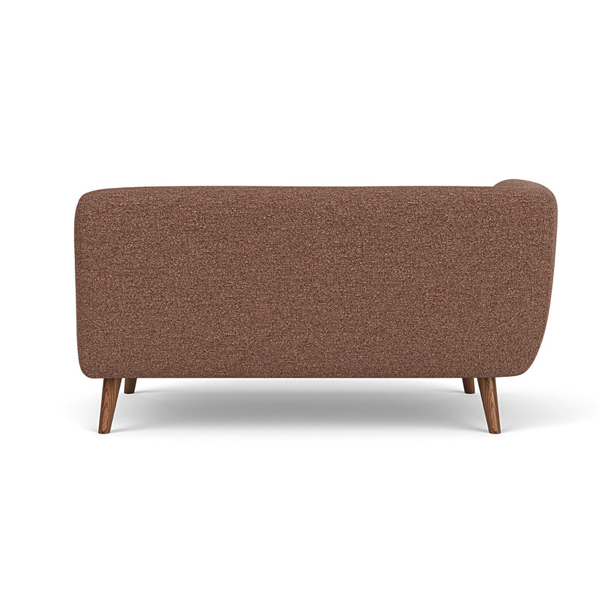 Alfred Boucle Left 2 Seater Modular Sofa - Modern Sectional Couch for Living Room, Small Space & Apartment - Soft Fabric Upholstery with Reversible Design