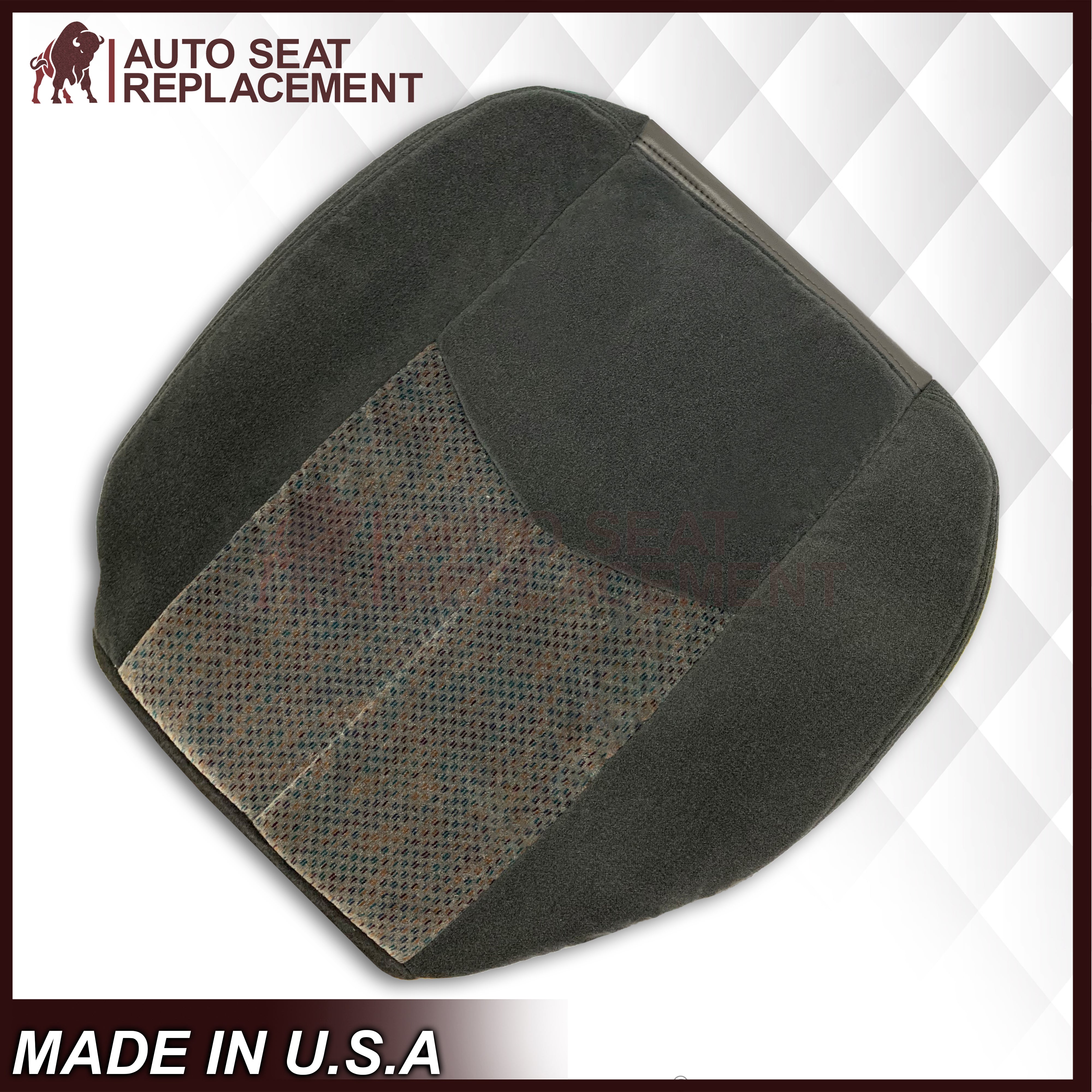 2003-2007 Chevy Silverado 1500HD & 1500 Dark Gray Cloth Seat Covers - Durable & Comfortable Replacement for Truck Interior Protection