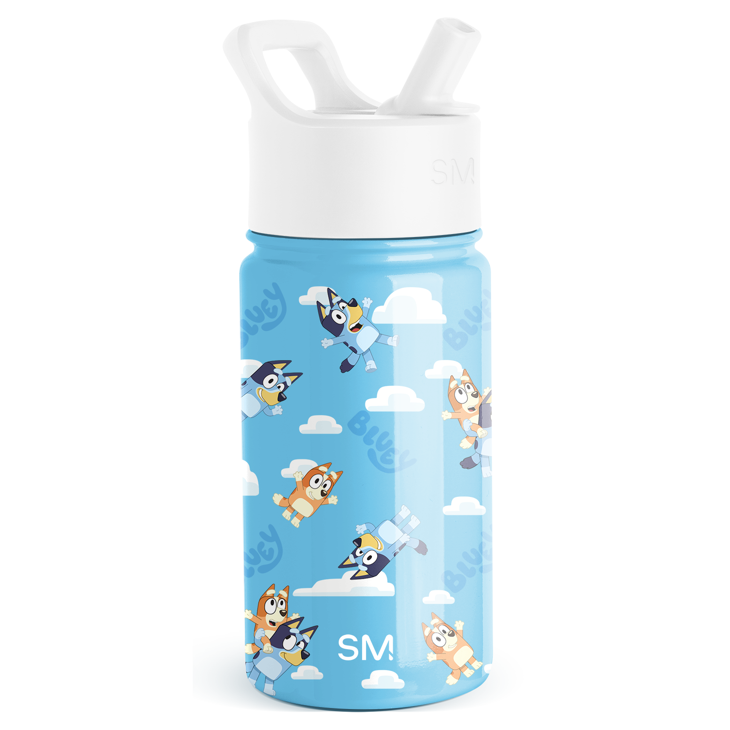 Summit Kids Water Bottle with Straw Lid - BPA Free, Leak Proof, Durable Stainless Steel Bottle for School, Sports & Outdoor Activities