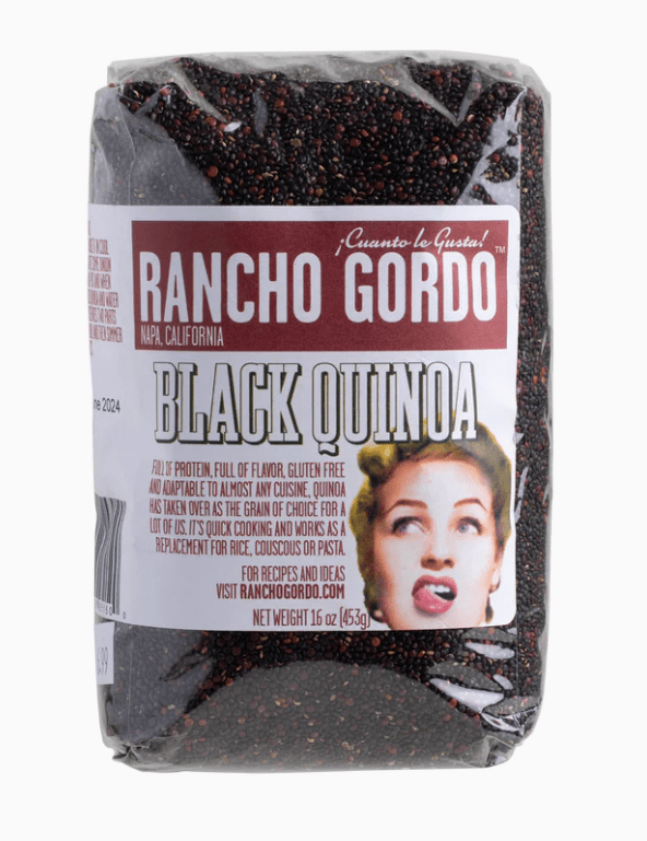 Organic Black Quinoa - Rancho Gordo Premium Heirloom Grain | High Protein, Gluten-Free Superfood for Salads, Bowls & Healthy Meals