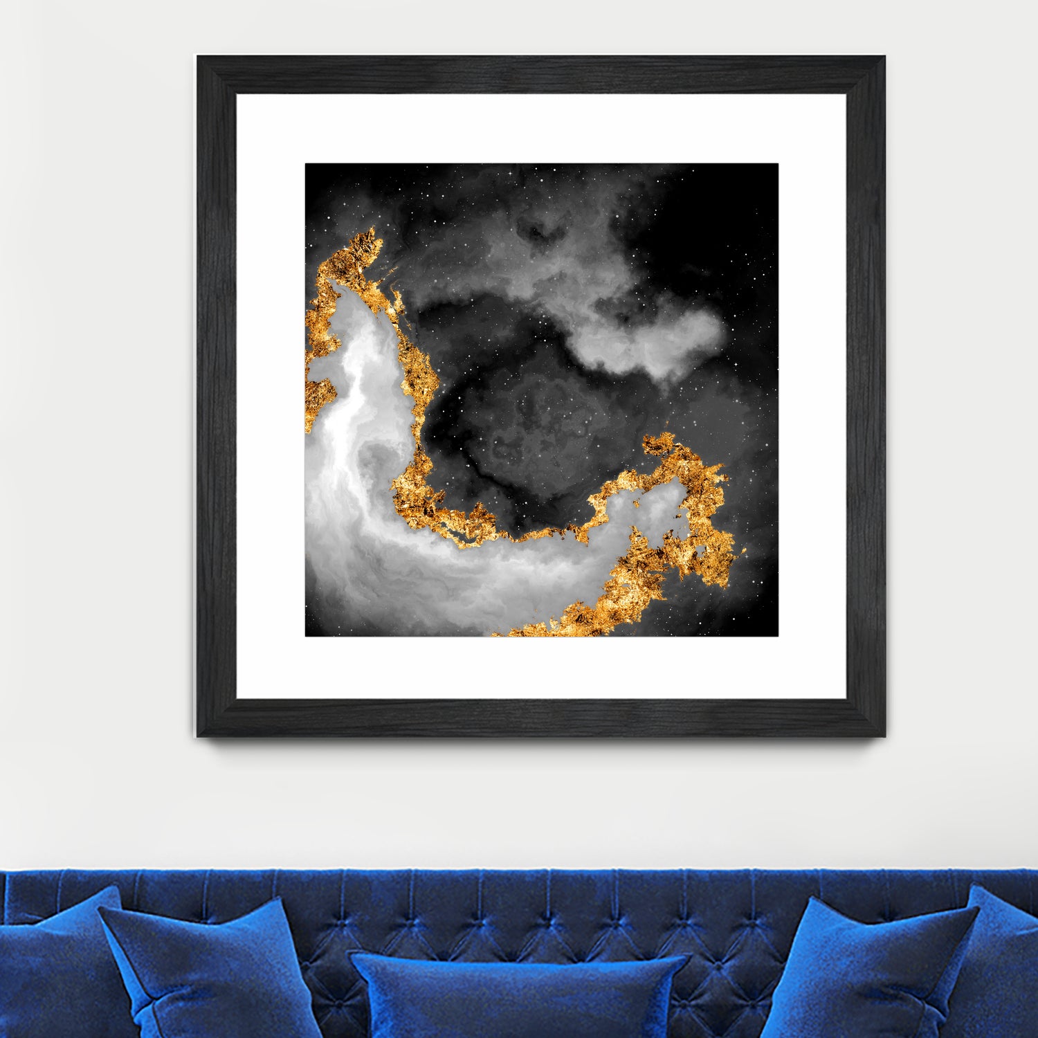 100 Nebulas in Space Black and White 069 - Stunning Cosmic Wall Art for Home & Office Decor | Perfect for Astronomy Lovers, Bedroom, Living Room, or Gift