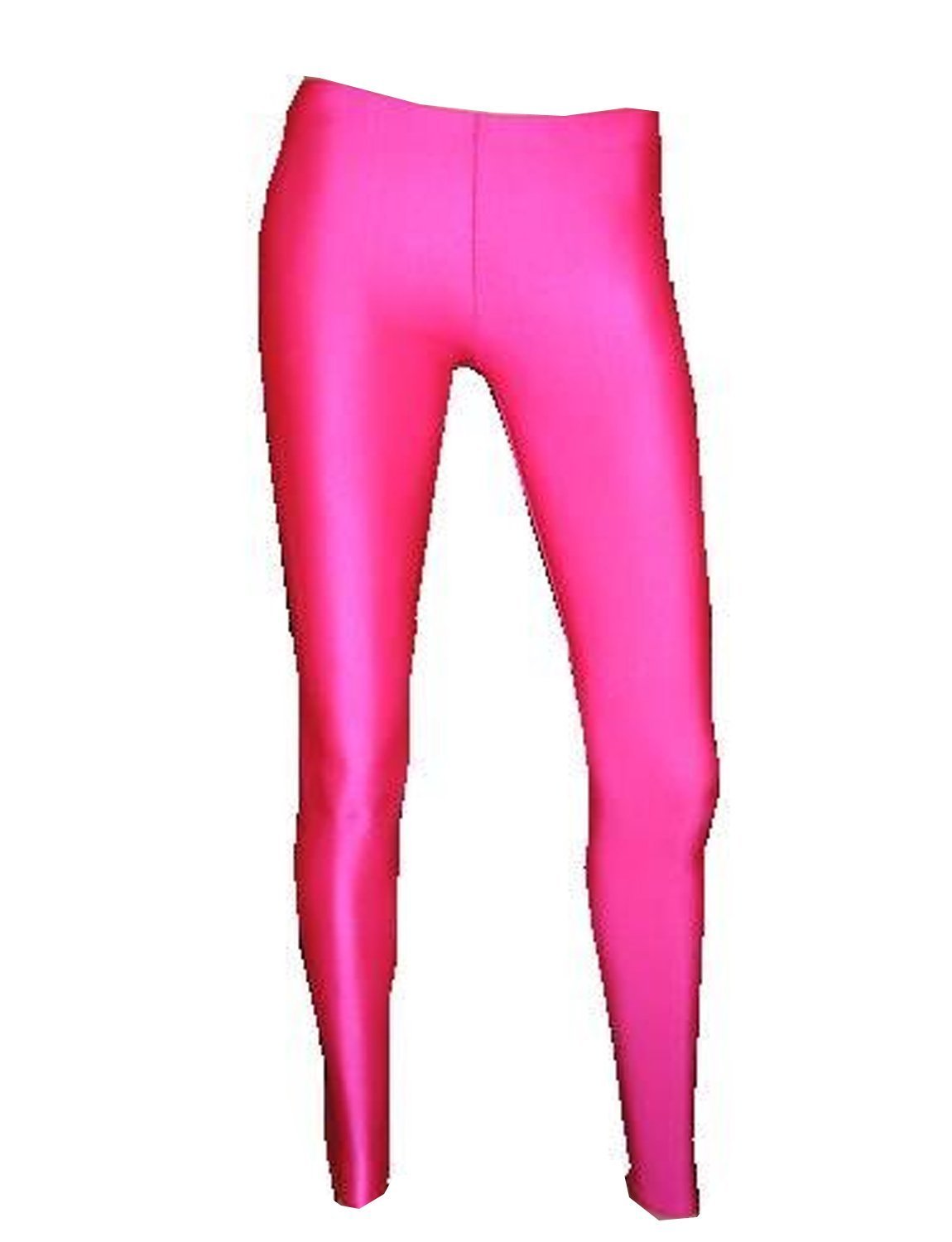 Women's Neon UV Hot Pink Leggings - High Waisted Yoga Pants for Workout, Running & Gym - Glow in The Dark Fitness Wear