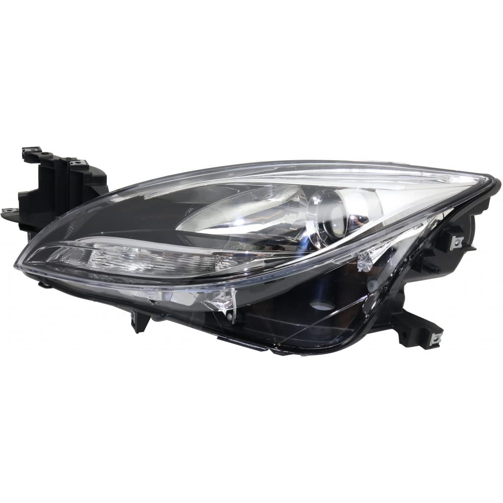 2011-2013 Mazda 6 Halogen Headlight Assembly - DOT Certified Driver Side Replacement (Part# MA2518141) - Perfect for Night Driving & Road Safety