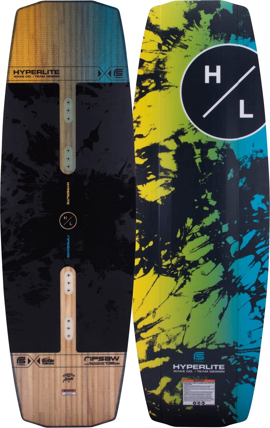Hyperlite Ripsaw Men's Wakeboard - High Performance Water Sports Board for Wakeboarding, Boating & Lake Adventures