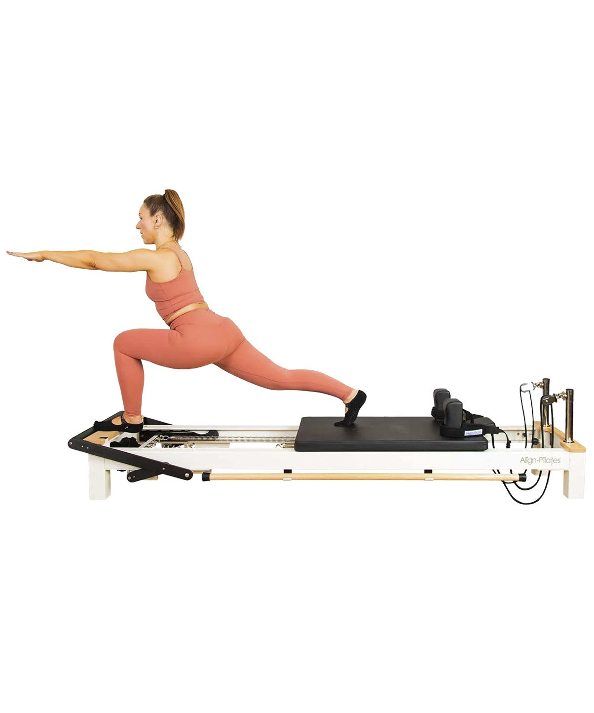Premium C8S Reformer Pilates Machine - White | Professional Home & Studio Workout Equipment for Strength, Flexibility & Rehabilitation