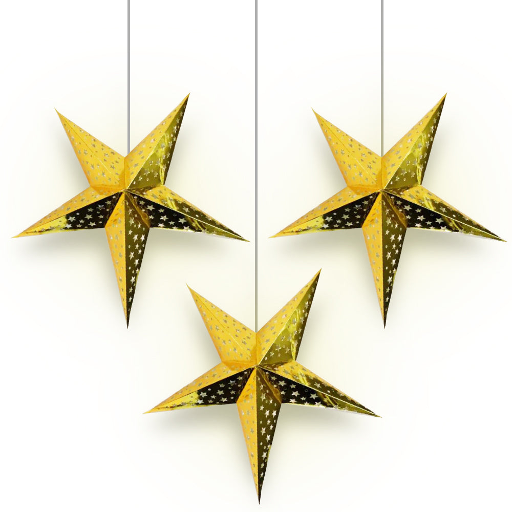 3 Pack Gold Starry Night 26